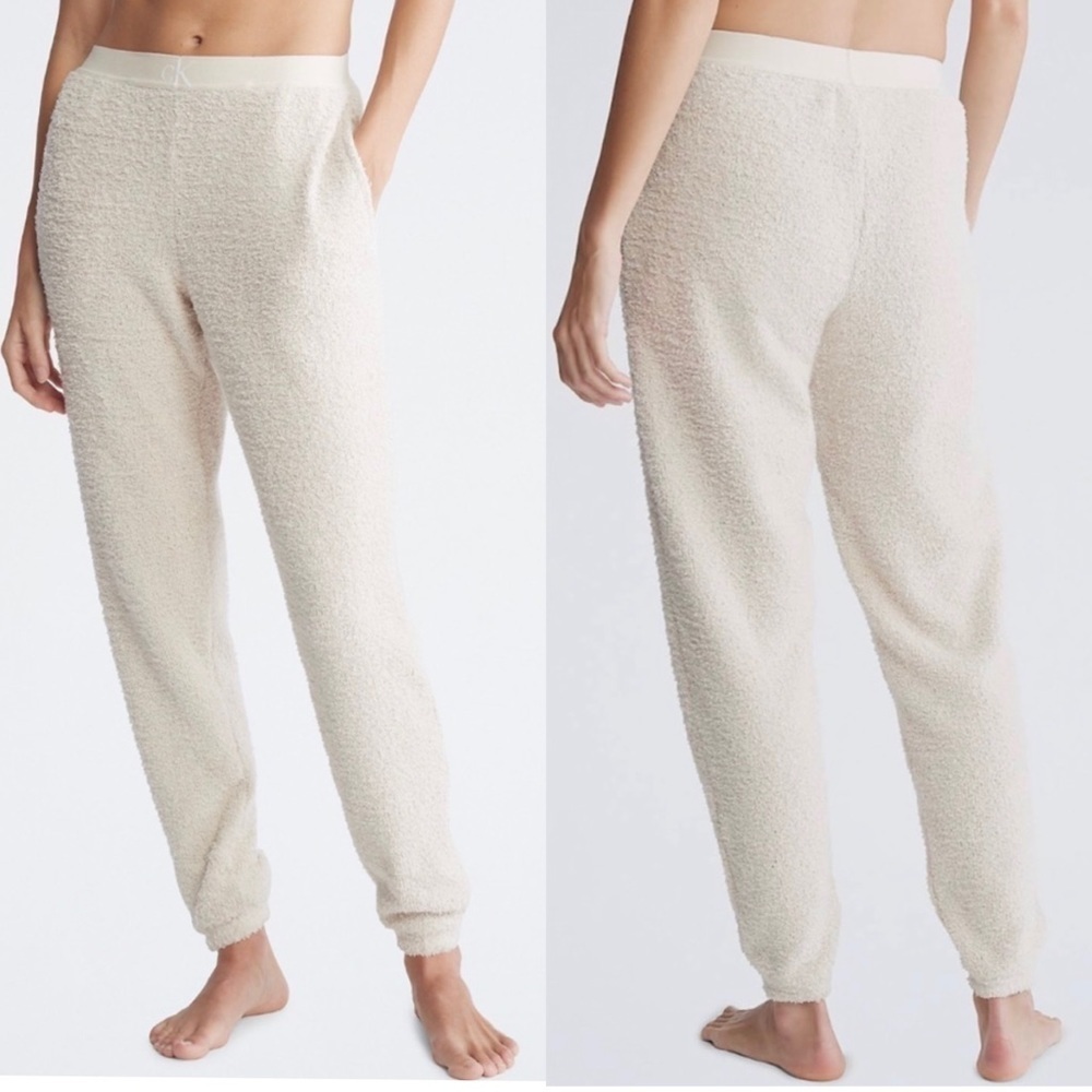 NWT Calvin Klein CK One Plush Lounge Sleep Joggers